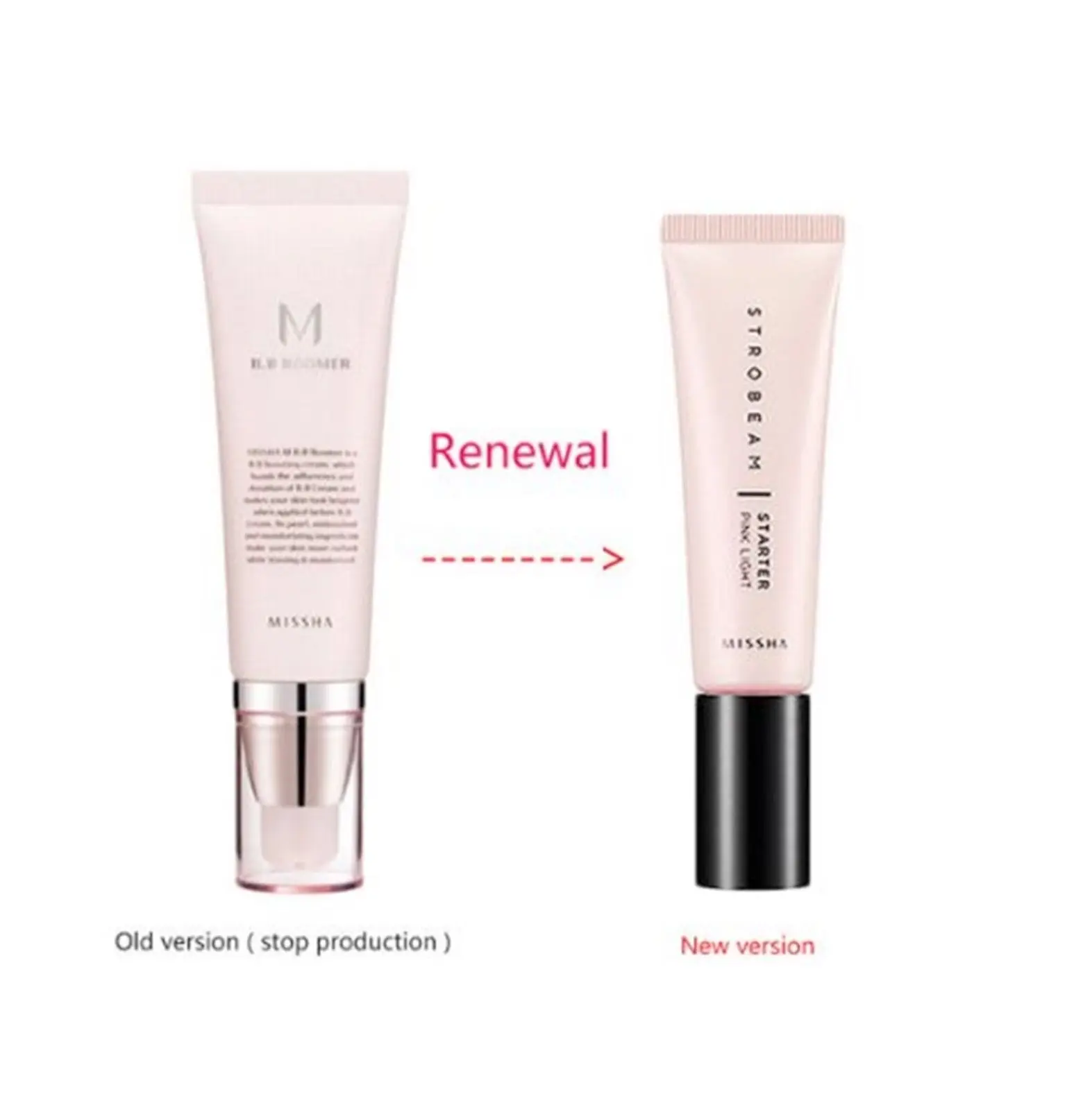 MISSHA Strobeam Starter розовом свете 30 мл BB основа для макияжа Foundation Primer корея