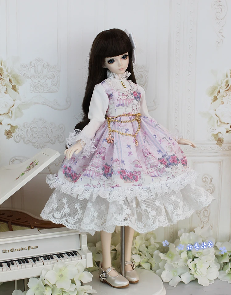BJD 1/6 одежда 1/4 1/3 Одежда для куклы весеннее платье набор для детей подарок игрушки BJD куклы аксессуары