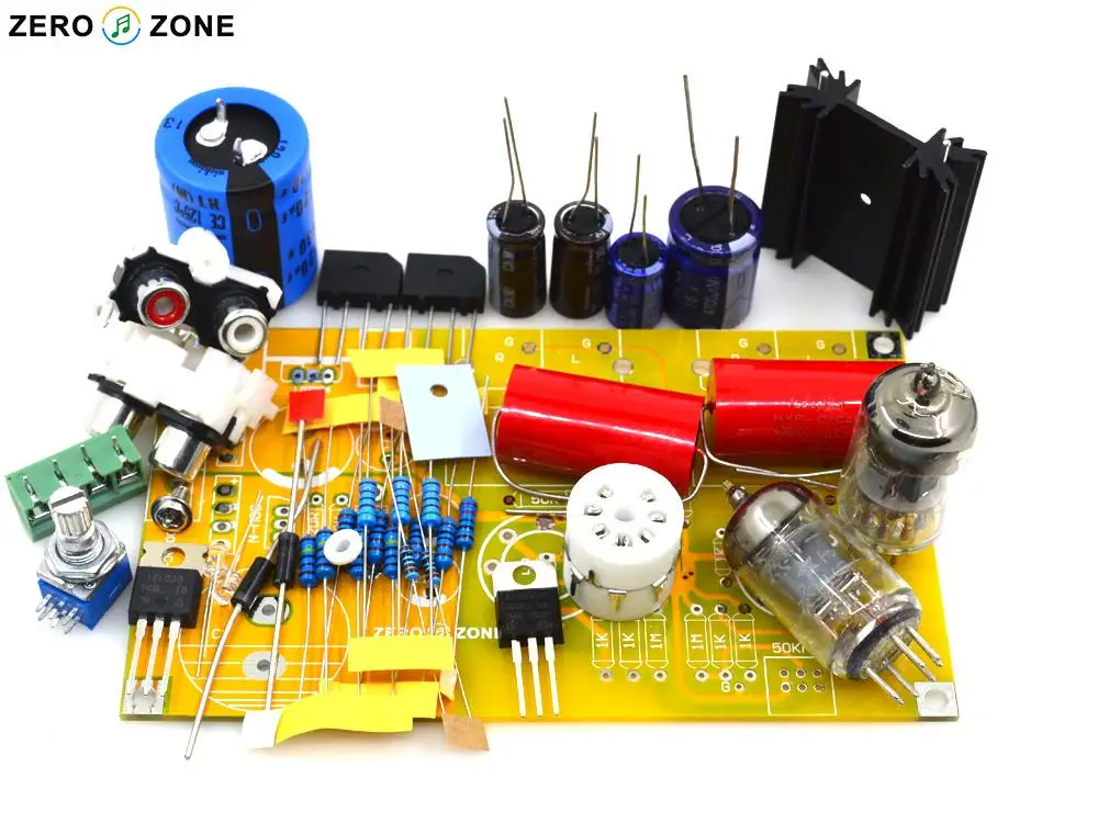 

GZLOZONE DIY Hifi PRT-01A 6J1 Tube Preamp Kit / Stereo Vacuum Tubes Preamplifier