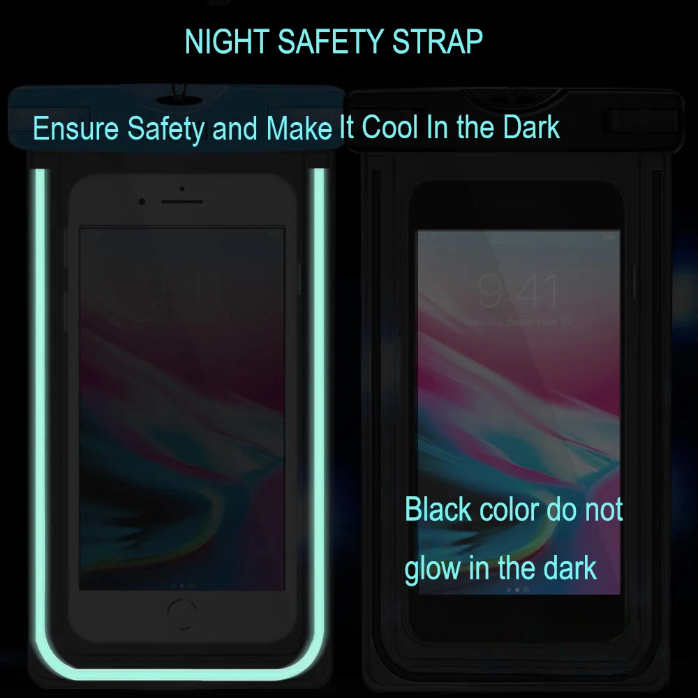 BQ Aquaris V VS Plus V+ VS+ Universal Cover Underwater Luminous Phone Swim Waterproof Case For Caterpillar CAT S60 | Мобильные