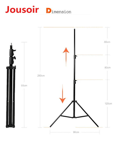 Nicefoto LS-600 светильник стенд Камера стойки вспышки удлинитель для головок