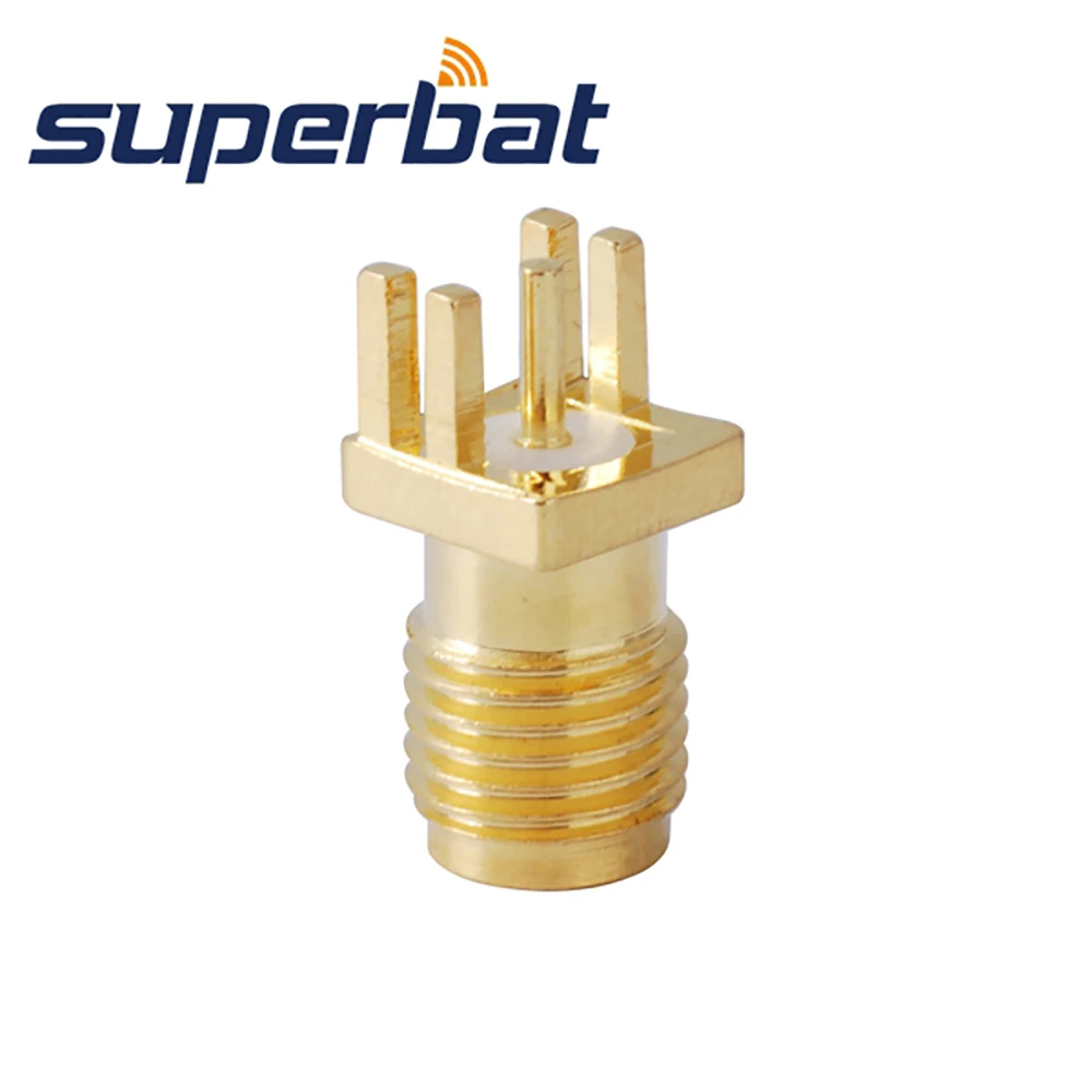 Концевой штекер Superbat SMA для монтажа печатной платы концевой 040 ''(1 мм) RF
