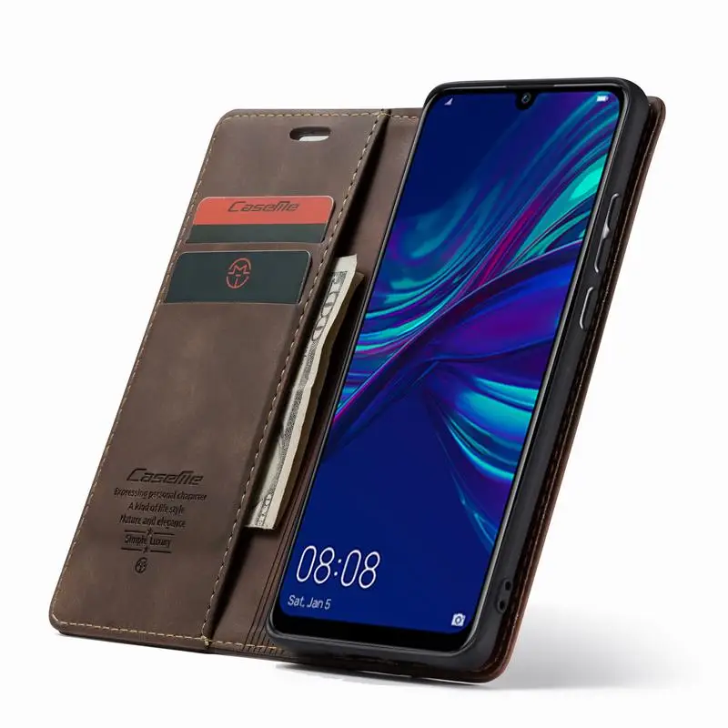 Чехол-Кошелек для huawei P Smart Чехол-книжка кожаный чехол для huawei Honor 10 Lite чехол роскошный Магнитный чехол Чехол держатель для карт