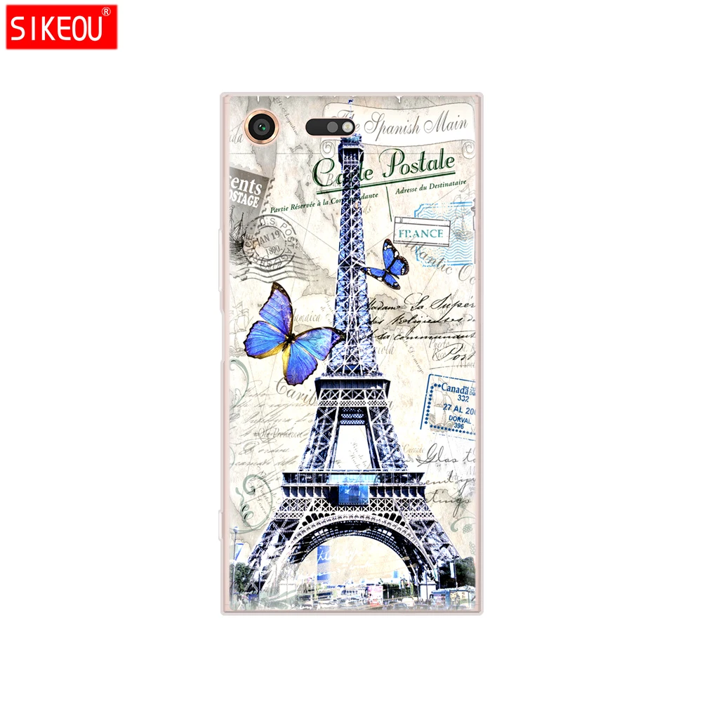 SIKEOU Silicon Soft Clear TPU For Sony Xperia XZ2 Case Compact Cover XZ1 /XZ1 Compact/XZ Premium Cases |
