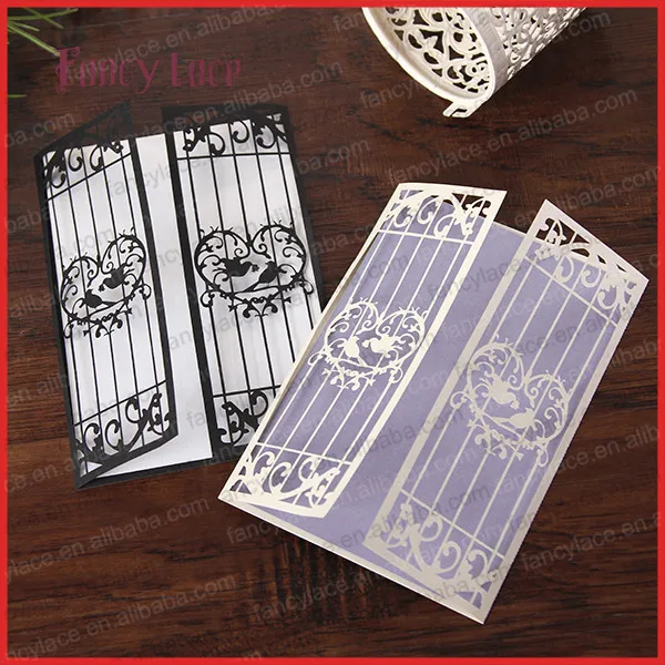 Набор свадебных приглашений лазерная резка клетка для карты свадебные