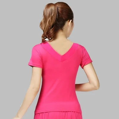 Женская Свободная блузка с коротким рукавом и V образным вырезом|female female|female