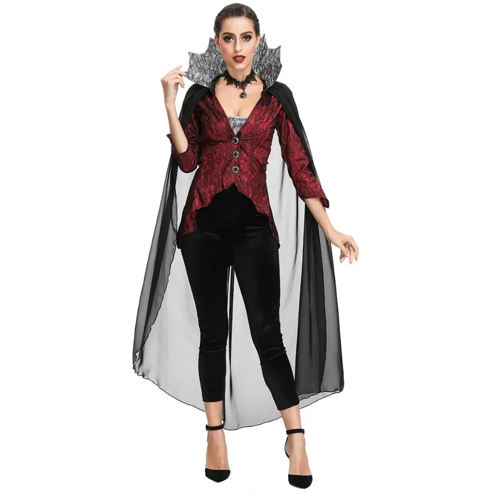 Костюм Королевы вампиров для взрослых костюмы на Хэллоуин женщин сексуальный
