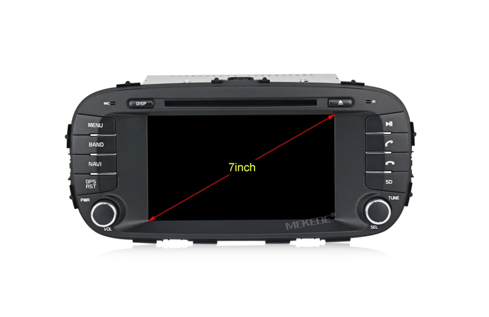 HD 1024x600 PX30 " чистый Android 9,0 2+ 16G Автомобильный gps-навигатор для Kia Soul 2013- BT автомобильный Радио dvd cd wifi
