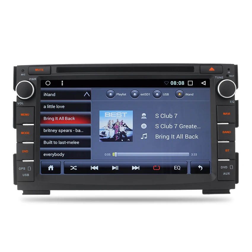 Free Taxes RU Warehouse Android 7.1 Auto DVD For Ceed 2010 2011 2012 Venga GPS Glonass Car Headunit Radio AF Stereo 7&quot Screen |
