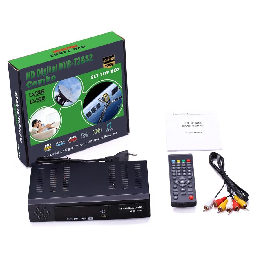 2019 спутниковый ресивер HD цифровой DVB T2 + S2 ТВ тюнер к уплате MPEG4 приемник