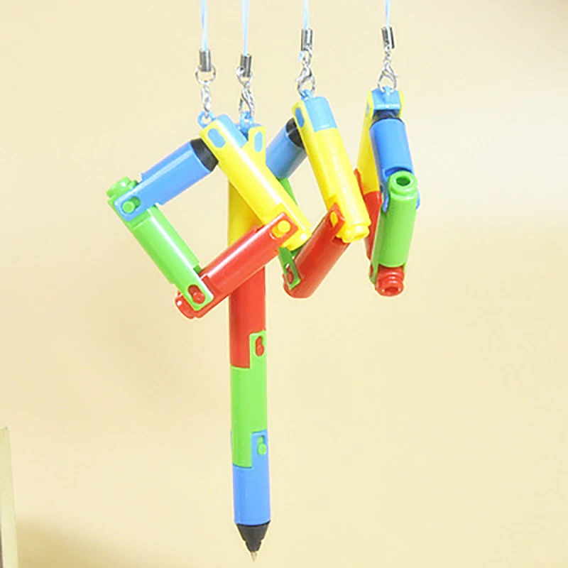 2 шт. Kawaii мультфильм складная шариковая ручка канцелярские товары офисные и