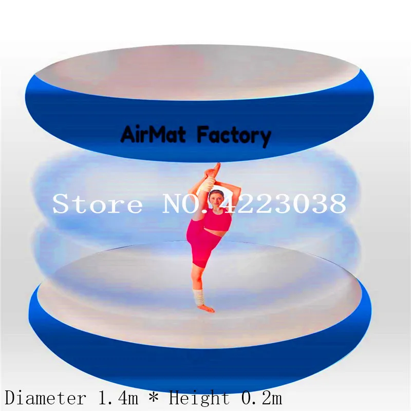 Бесплатная доставка коврик для йоги игровой набор 1 4 м * 0 2 круглая воздушная