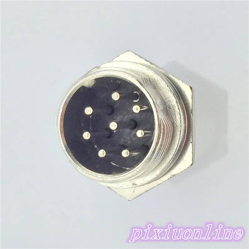 

1pcs GX16 8 Pin Male Diameter 16mm Wire Panel Aviation Connector L108Y Circular Socket High Quality On Sale