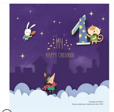 200 Страницы фотоальбом | крестины рождения Крещение Babyshower подарок - Цвет: Бургундия