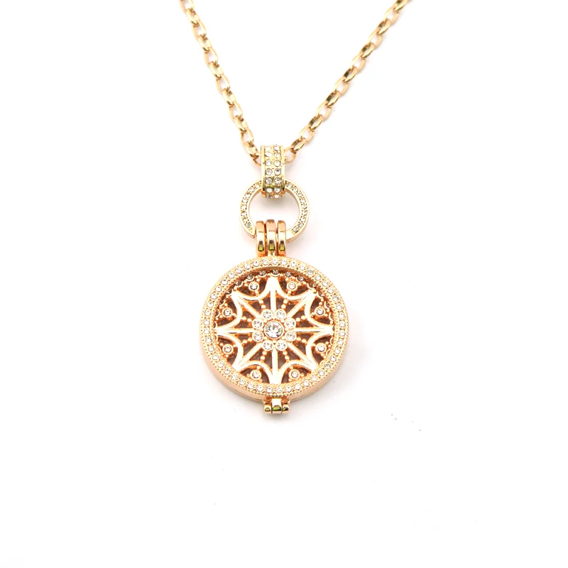 Ювелирные изделия Somsoar Золотое сердце клодаг с полностью хрустальным 33 мм