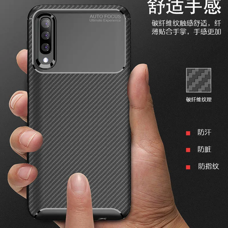 Чехол из углеродного волокна для Samsung Galaxy A70 20 30 50 51 71 52 72 5G м 31 противоударный