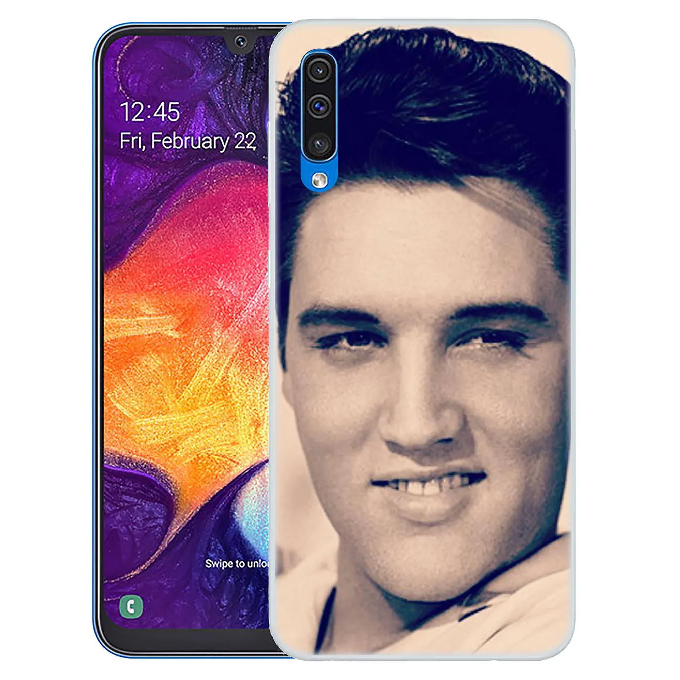 Твердый прозрачный чехол для телефона Lavaza Elvis Presley Kiss Samsung Galaxy A10 A20 A30 A40 A50 A60 A70 M40 M30