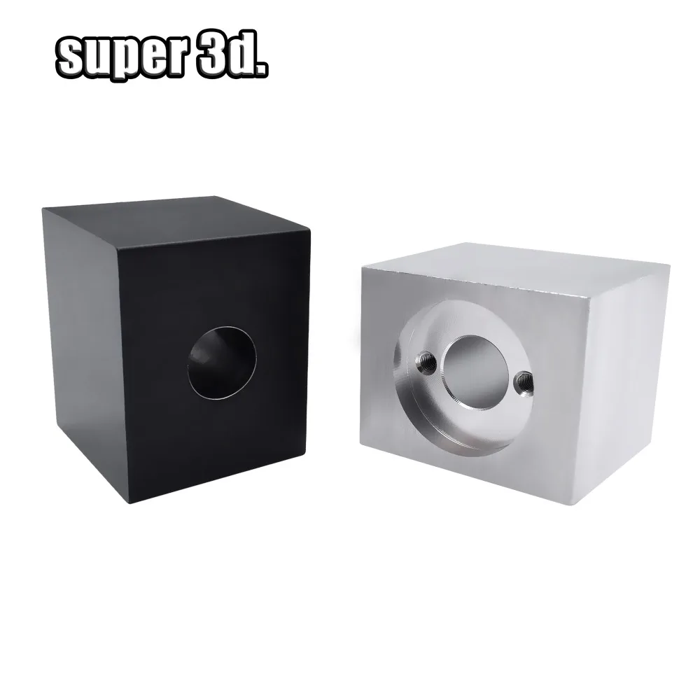 T8 гайка место для преобразования для 3d принтеров части T8 Trapezoi свинцовый винт гайка Корпус кронштейн улучшенная версия серебристый черный цвет