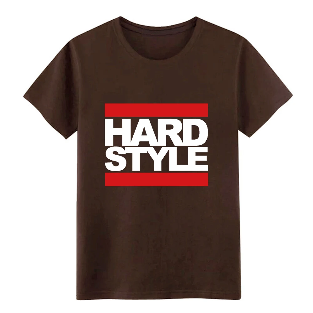 Hardstyle box футболка для мужчин на заказ из хлопка с o-образным вырезом Формальная