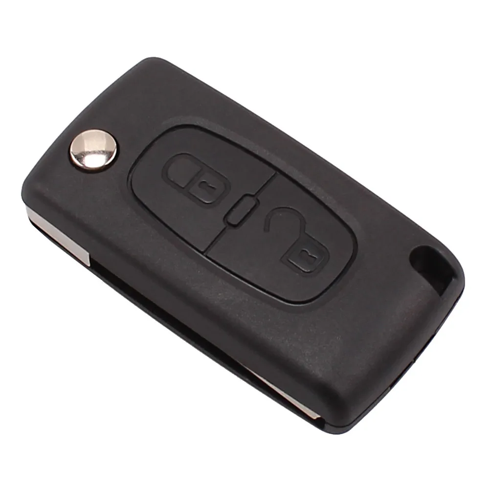 Складной чехол брелок с 2 кнопками для Citroen C2 C3 C4 C5 C6 CE0536|cover for|cover coverscovers for cases |
