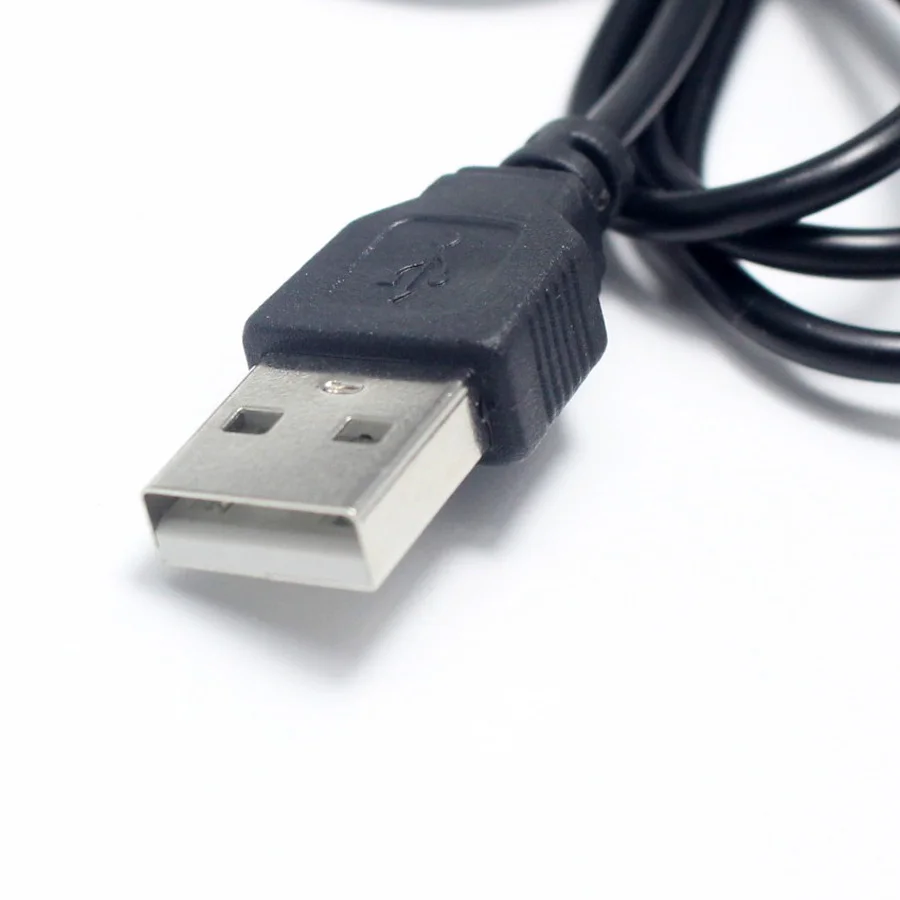 20 шт. 80 см USB порт для 3 5x1 35 мм 5 В DC баррель разъем кабеля питания черный LED