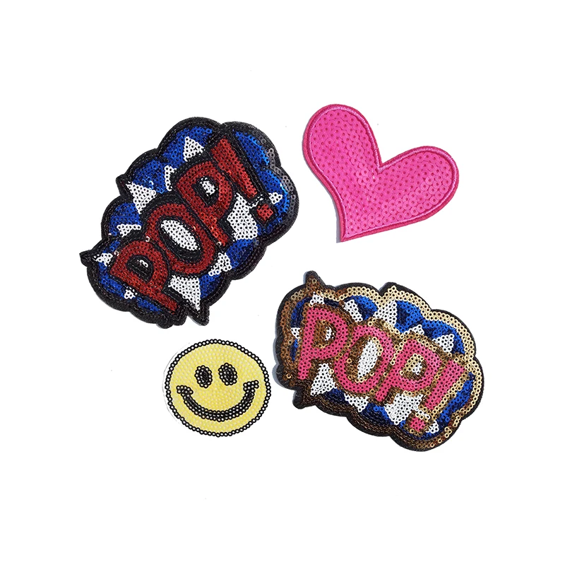 Патч-наклейки на ткань прикрепленная патч одежда пайетки вышивка аксессуары