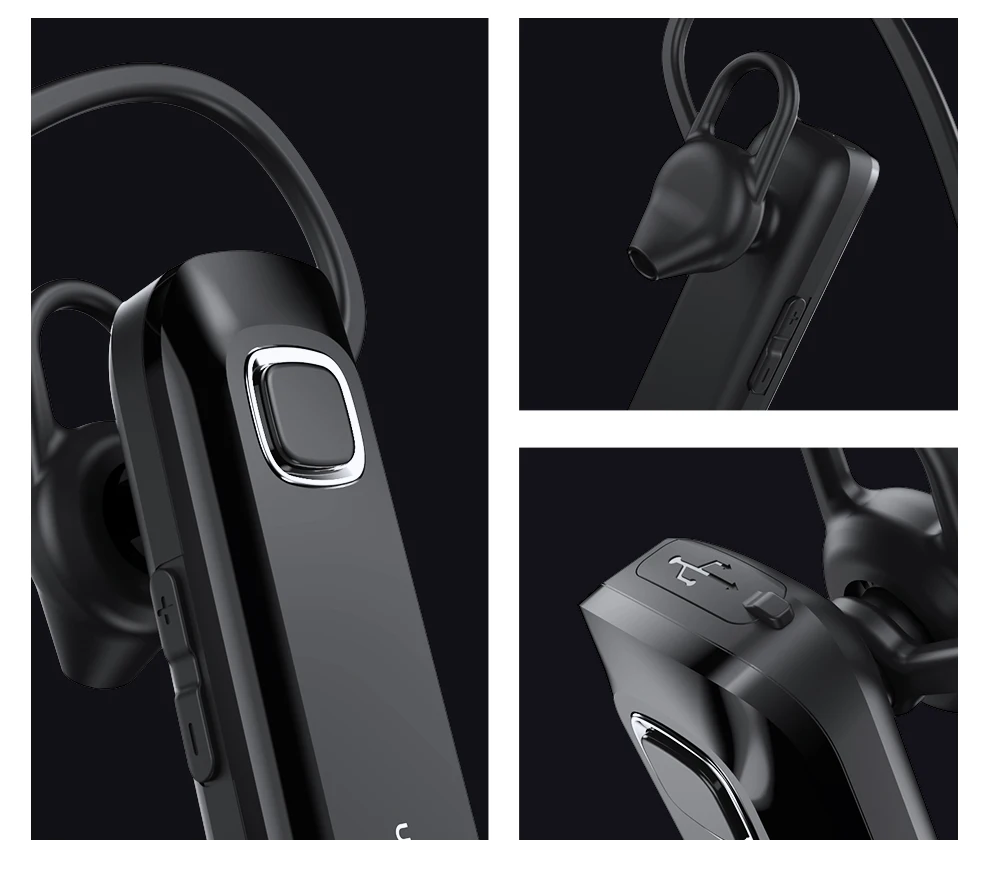 UCOMX Бизнес Bluetooth гарнитура с микрофоном Беспроводной наушники Ушные крючки Bluetooth наушники для безопасного вождения громкой связи Bluetooth динамик