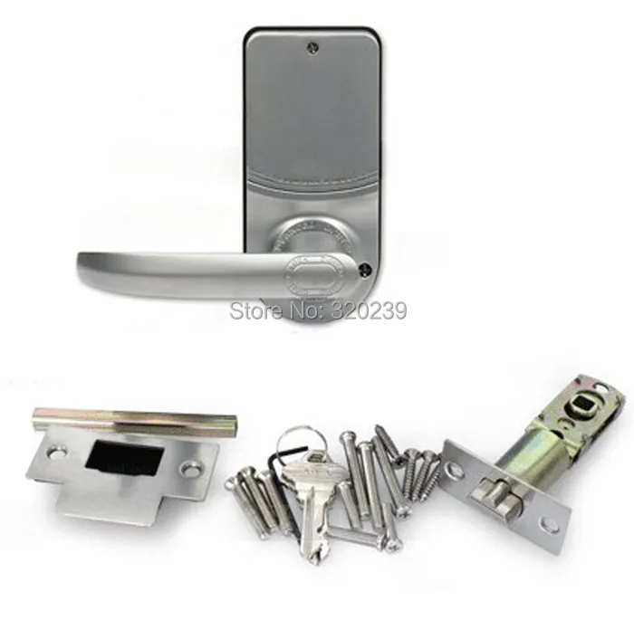 Пальцев замок Щепка 3398 (отпечатков пальцев + пароль ключ) 3 в 1|sliver| |