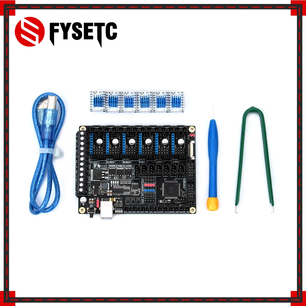 --   FYSETC F6 V1.3   + 6 .  TMC2130 V1.2    SPI