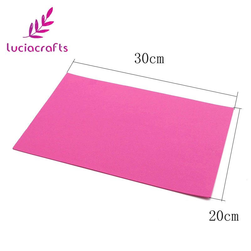 Lucia crafts прибл. 20*30 см поролоновые листы губчатая бумага DIY Пена Цветок материал для рукоделия DIY аксессуары DIY Инструменты 10 шт. B1307