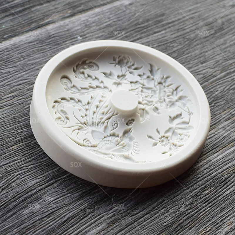 3D Феникс Форма для пончиков Fondant (сахарная) торта Формы выпечки Моул силикона