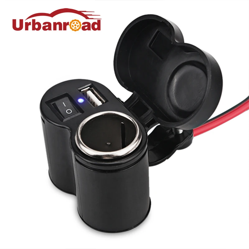 Водонепроницаемое зарядное устройство для мотоцикла с USB портом 12 В|port usb moto|usb