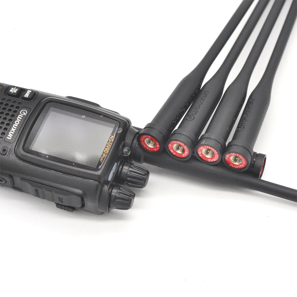 YIDATON for 1 pices Wouxun KG-UV9D walkie talkie High Gain long antenna SMA Male UHF VHF Dual Band 144/430 Mhz