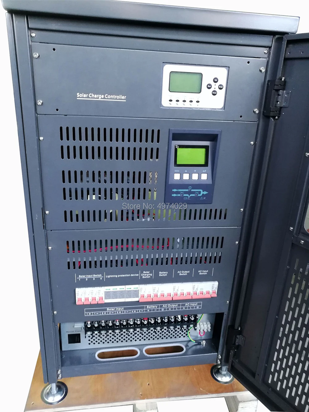 20 кВт солнечный гибридный инвертор Встроенный 220V100A Солнечный контроллер Чистая