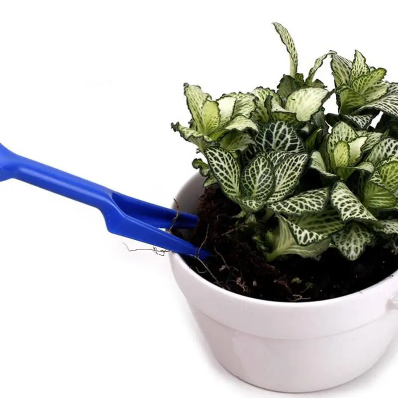 NEW 2pcs Plastic Garden Seeds Widger Seedlings Dibber Transplanting Planting Tools(Random Color