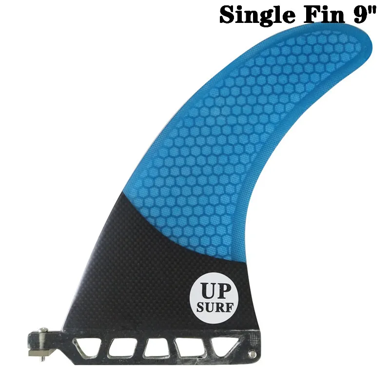 UP Surf 9 дюймовый плавник из стекловолокна для серфинга длина зеленый цвет Carbono