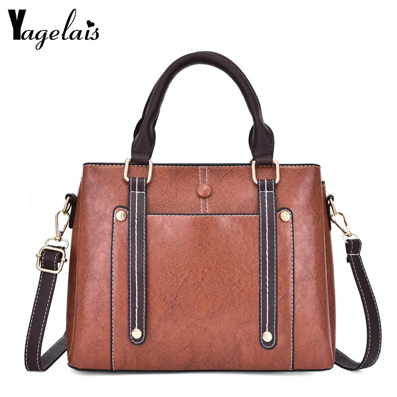 

PU Leather Ladies HandBags Women Messenger Bag Big Capacity Totes For Daily Shopping All-Purpose High Quality Multifunction Bag