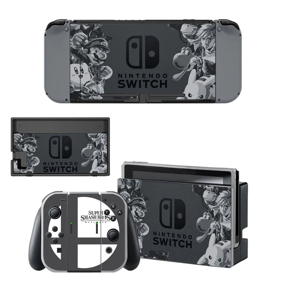 Nintendo Switch кожи Стикеры для nintendo супер Smash игры виниловые Стикеры s для nintendo Переключатель консоли и контроллер