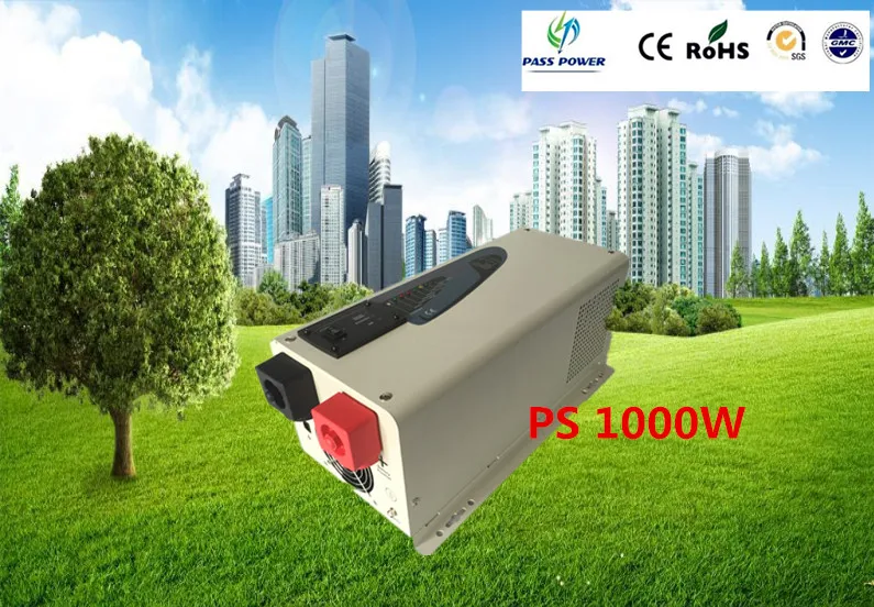 DC AC 2000w низкочастотный инвертор LCD дисплей Чистая синусоида Инвертор CE & SGS RoHS IP30