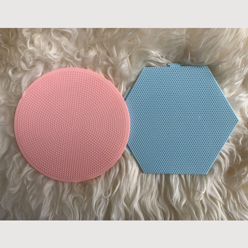 Yant Jouet-Cuentas de Hama de 2,6mm, tablero de plantilla Circular de varios colores, en Blanco, Negro, Rosa, verde y azul, Material para manualidades-3