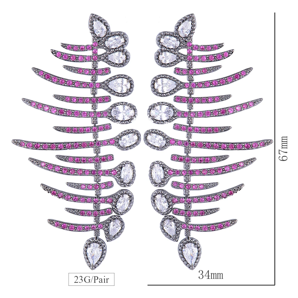 Женские свисающие серьги missvikki полностью кубический цирконий модные висячие с