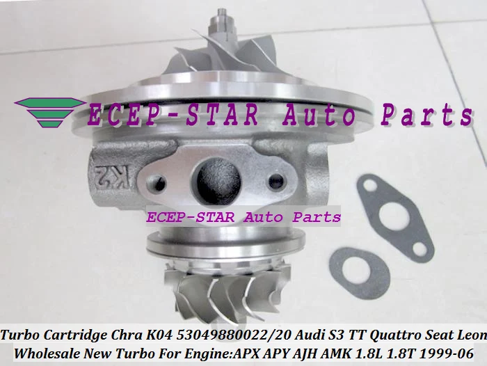 Фото Турбокартридж CHRA K04 53049880022 53049880020 для AUDI S3 TT Qua-tro Seat LEON 1.8T 1999-06 APX APY AJH AMK 1.8L №5