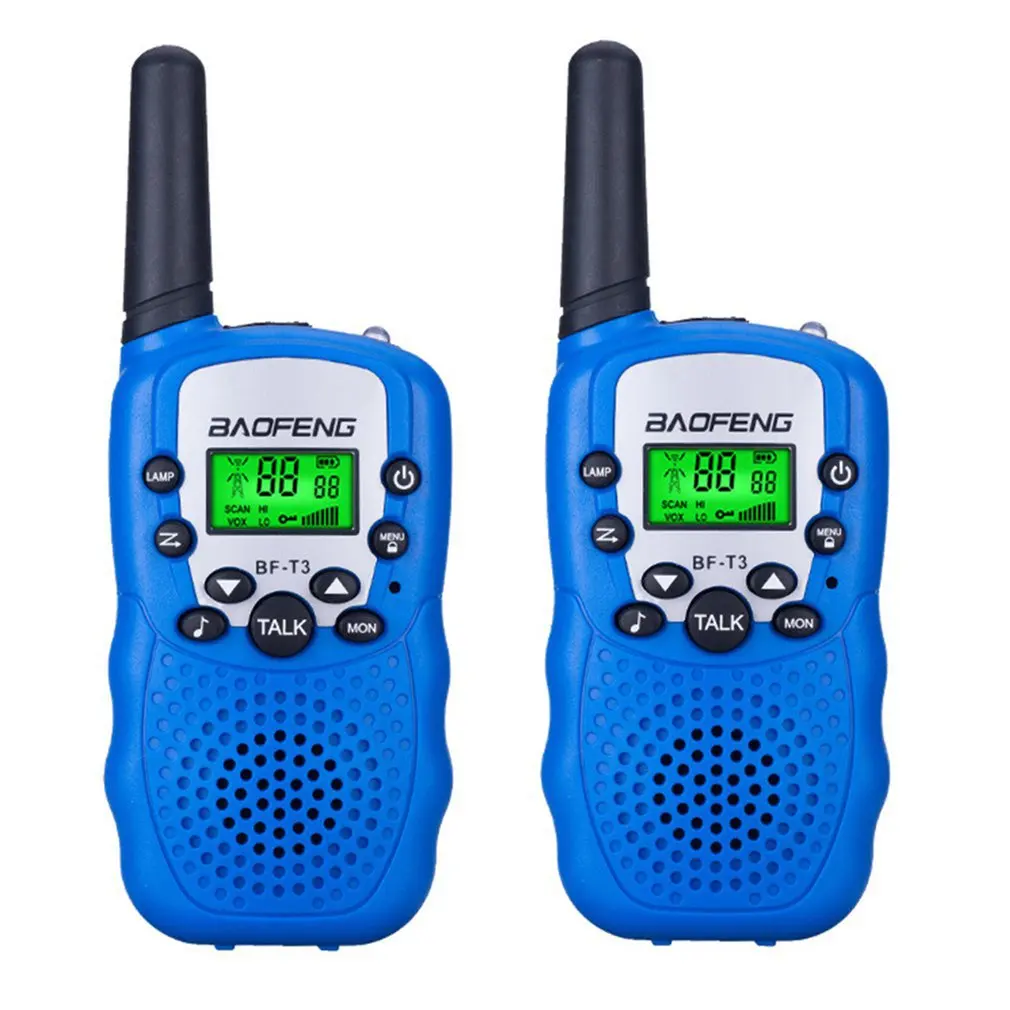 US Frequency 2 шт. Baofeng BF-T3 Pmr446 Walkie Talkie лучший подарок для детей радио портативное T3 мини беспроводное двухстороннее радио детская игрушка Woki Toki - Цвет: US Frequency