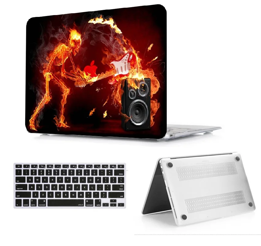 Матовый Жесткий кристаллический чехол PT для Apple Macbook Air Pro Retina Touch Bar 11 12 13 15 ноутбука