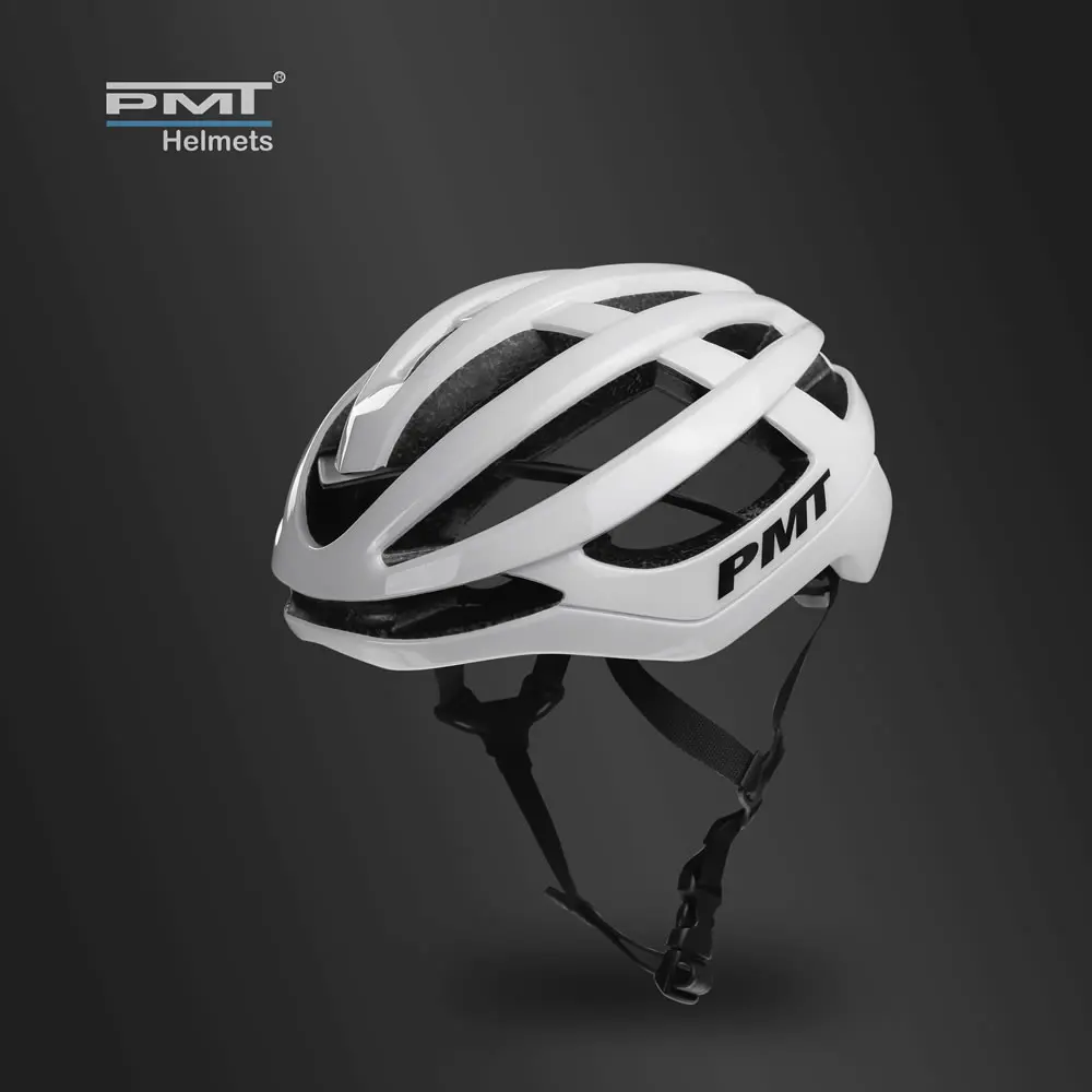 Bright White PMT велосипедный шлем для шоссейного велосипеда 230 г ультралегкий шлем с внутренней формовкой MTB специализируется на велосипеде с отверстиями для безопасности шлемы 58-61 см - Цвет: Bright White