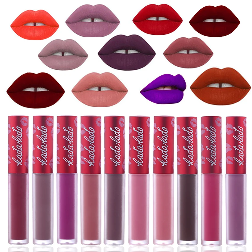 Бренд KADALADO водостойкая губная помада телесного цвета стойкая жидкая матовая
