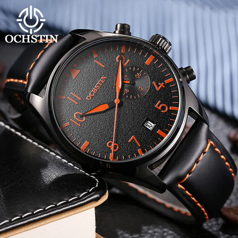 Часы наручные OCHSTIN Мужские кварцевые роскошные брендовые армейские модные