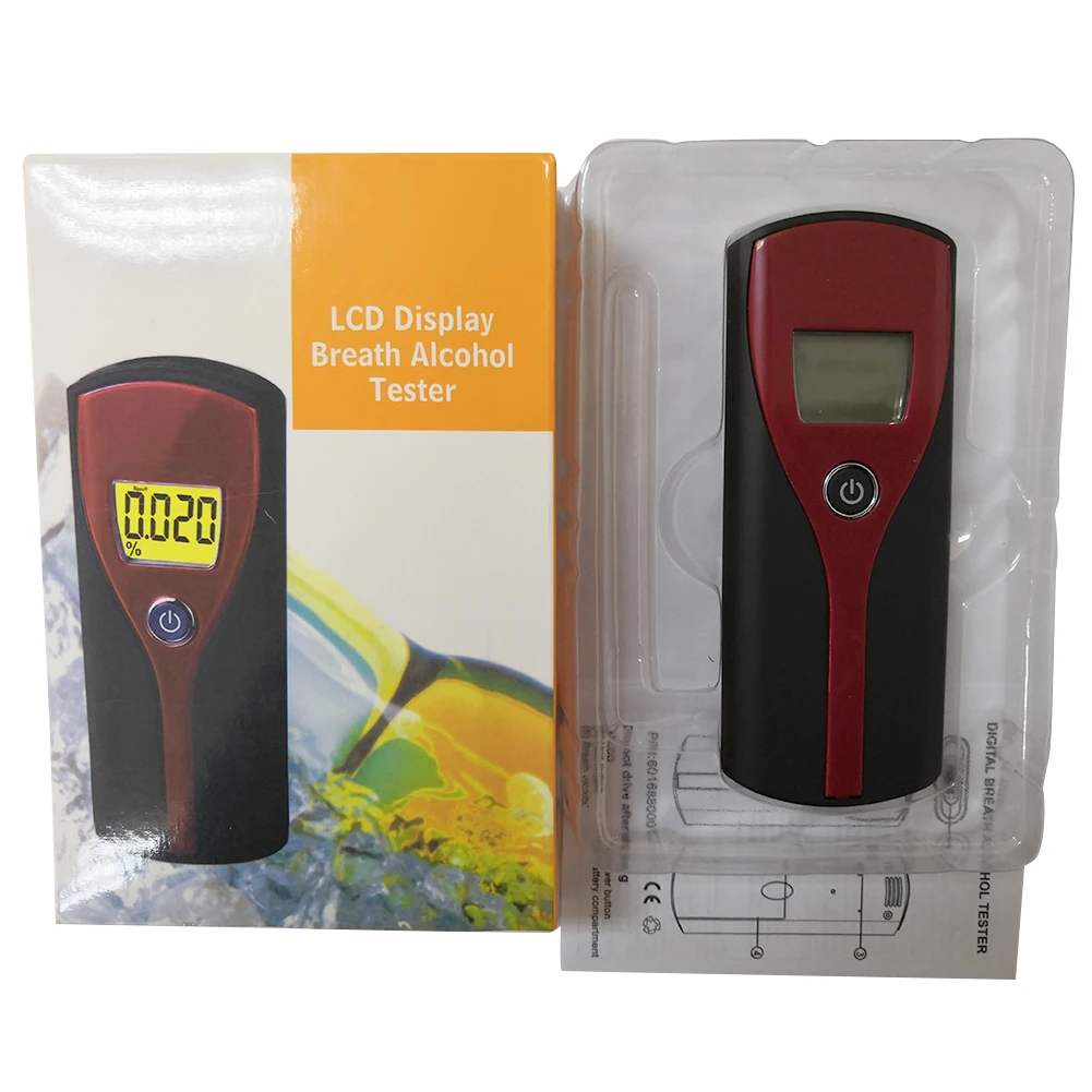 Портативный цифровой мини-тестер алкоголя с цифровым дисплеем Профессиональные