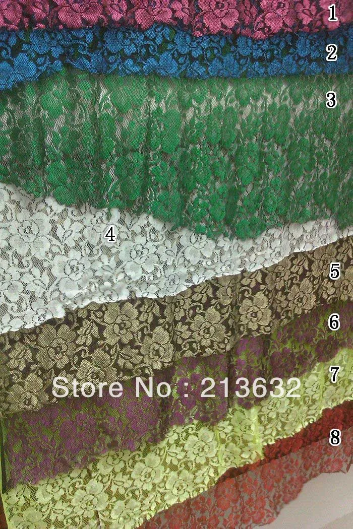 Роскошная эластичная Французская ткань африканская швейцарская вуаль кружево 5