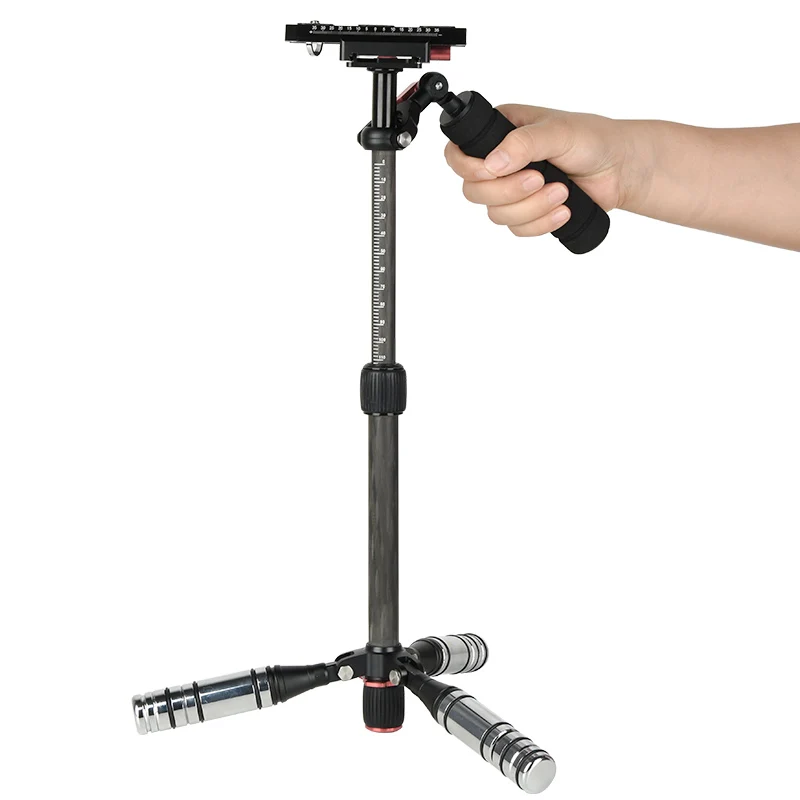 2017 New Handheld Carbon Fiber Adjustable Video Stabilizer System with Quick-Release Plate for DSLR Cameras &amp Camcorders | Электроника